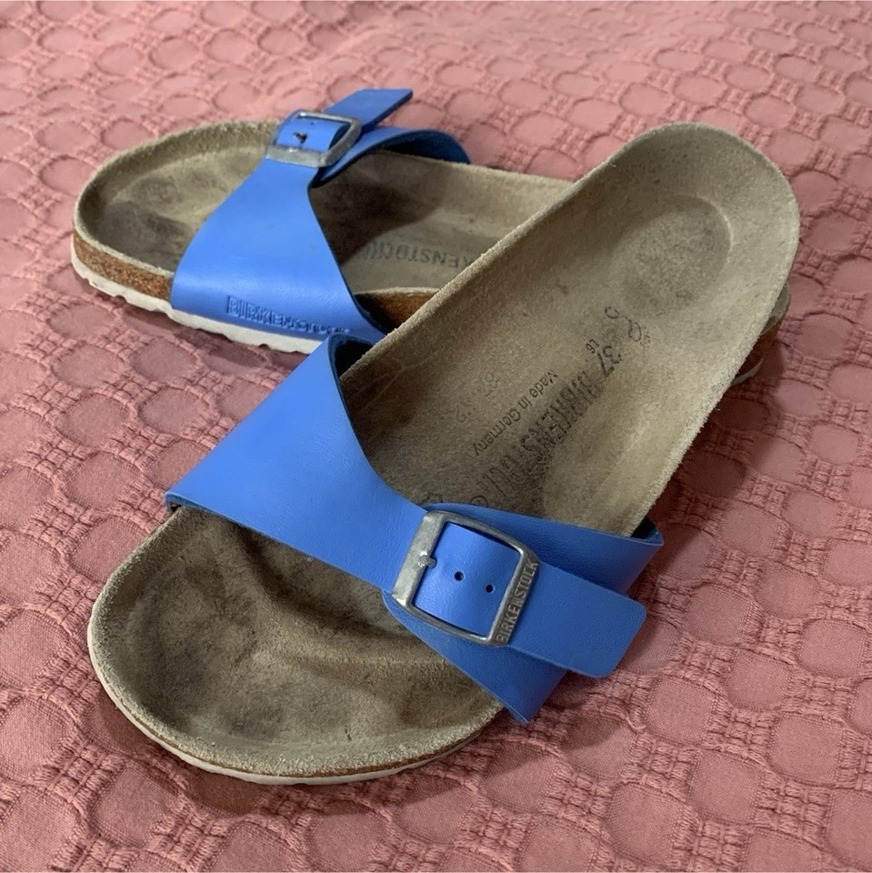 Birkenstock Women’s Blue Madrid style Sandals EU 37 AU 6