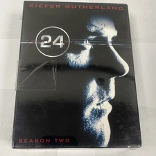 24 Twenty Four - Complete Season 2 (DVD, 2003, 7-Disc Set) Kiefer Sutherland New