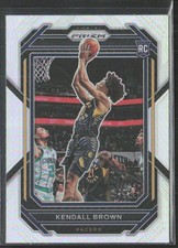 2022-23 Panini Prizm #225 Kendall Brown Prizms Silver Indiana Pacers RC