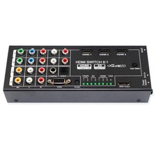 Multi-Functional HDMI Converter with 8 Inputs VGA  AV  Ypbpr Component  H...