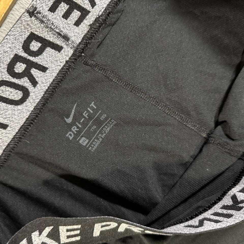 Nike Pro Dri-FIT Compression Pants Mens Size XXL Black Athletic Running Gym Used - Image 2 of 4