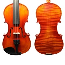 Handmade 1/4 Violin Outfit  One Piece Back,European Tonewood, Rich Tone, Case Bow