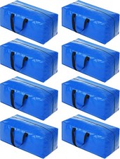 Blue, Compatible with Ikea Frakta Cart, 8 Pack Heavy Duty Extra Large Movin