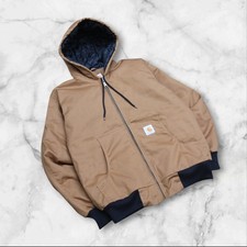 Carhartt Mens Tan Workwear Jacket LARGE Brand New Perfect Condition