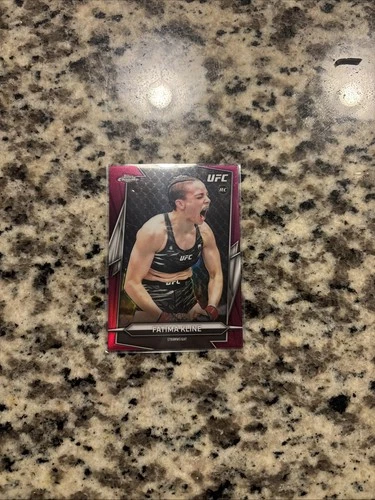 2026 Topps Chrome UFC - Fatima Kline #158 Magenta Refractor /399 (RC)