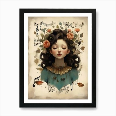 Sing Me A Song Kunstdruck 0 Kunstdruck gerahmt Wandbild Poster Leinwanddruck Bild