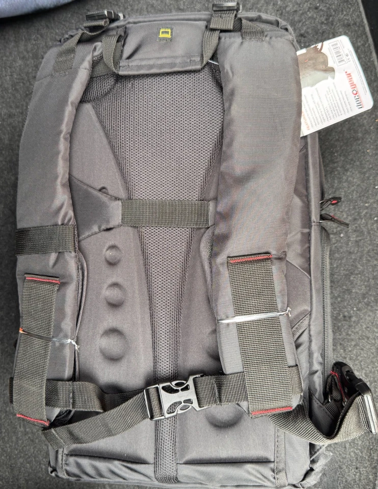 Mochila Deco Gear DSLR para accesorios de lentes de cámara portátil negra (NUEVA) Foto 2 de 3