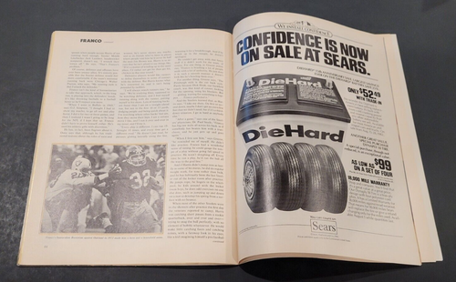 Rare 1982 FRANCO HARRIS Signed Sports Illustrated-HOF-PITTSBURGH STEELERS-PSA - Picture 13 of 15