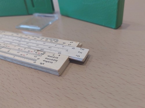 Soviet Vintage slide rule. USSR 1979 Original. Logarithmic ruler. - Picture 17 of 20