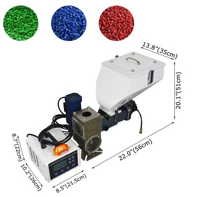 Intelligent Color Masterbatch Screw Metering Monochrome Plastic Metering Mixer