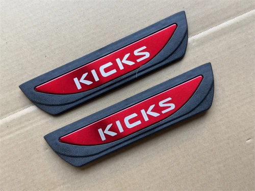 For Nissan Kicks Accessories Car Door Scuff Sill Cover Panel Step Protector Trim - Picture 77 of 92