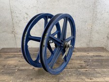 Skyway First Generation Unstamped Mags Blue Bmx Old School Vintage