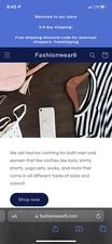 Online E-commerse Website For Sale (shopify) (Fashionwear6.com)