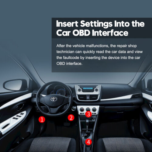 OBD2 Scanner Reader Bluetooth Wireless Auto Diagnostic Scan Tool for iOS Android - Picture 16 of 20
