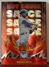 2022 Panini Mosaic Hot Sauce #1 Mookie Betts   M31