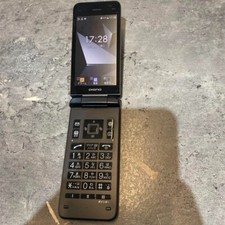 KYOCERA A202KC DIGNO KEITAI 4 ANDROID FLIP PHONE Black UNLOCKED SoftBank Used