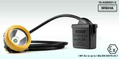 Wisdom MSHA Approved KL5M Corded Hard Hat Mine Light