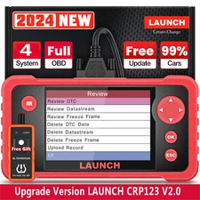 Launch CRP123 V2.0 Engine OBD2 Scanner ABS SRS Code Reader Diagnostic Tool