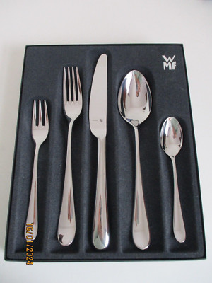 WMF MERIT CROMARGAN PROTECT, BESTECK 5-TEILIG, BESTECKSET EDELSTAHL POLIERT