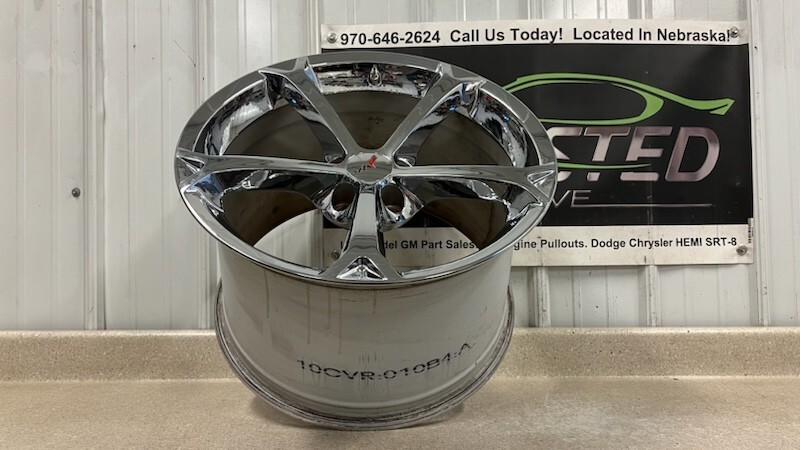 Corvette C6 Grand Sport Chrome OEM GM Factory Rear Wheel 19x12  