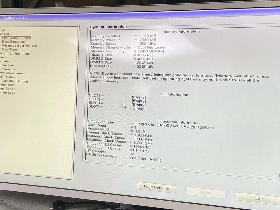 Dell OptiPlex 7010 Desktop BOOTS Core i5-3470 3.20GHz 12GB RAM NO HDD/OS - Image 2 of 4