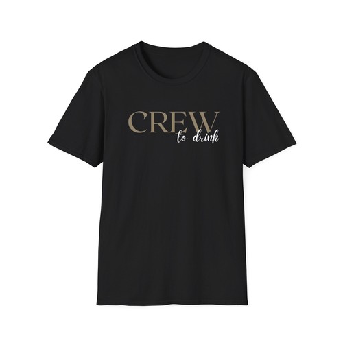 Bachelorette Party Group Matching Shirts, Bride T-shirt Crew to Drink Shirt Soft - Picture 2 of 17