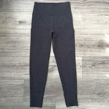 American Eagle The Everything Pocket Legging Small Hi-Rise Dark Heather Gray