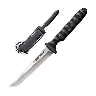 COLD STEEL Tanto Spike Durable Lightweight German 4116 Stainless Steel 4'' Fix...