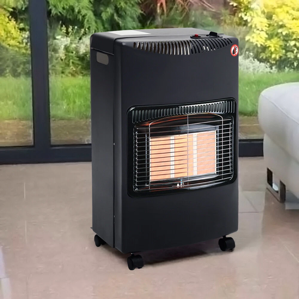 4.2KW PORTABLE ROOM HEATERS BUTANE GAS SPACE CABINET HEATER WITH 3 HEAT  SETTINGS | eBay