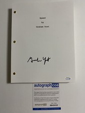 Graham Yost signed autographed Speed Movie full script ACOA Rare