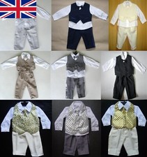 BABY BOY OUTFITS Wedding Clothing Special Occasion MANY COLOURS 0-2 Years Old