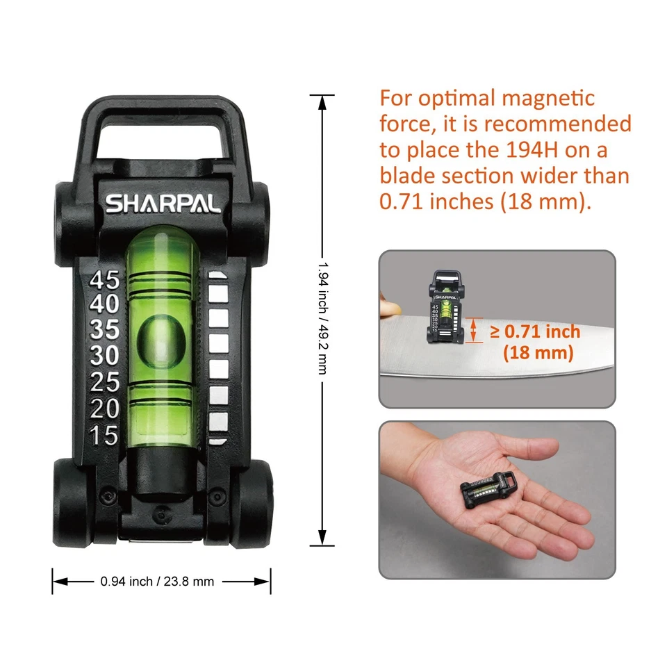 HOLDBUBBLE Whetstone Knife Blade Sharpener Sharpening Stone Angle Guide - Image 3 of 4