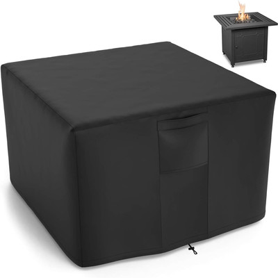 NUPICK 30 Inch Square Fire Pit Cover for TACKLIFE Propane Fire Pit Table 600D...