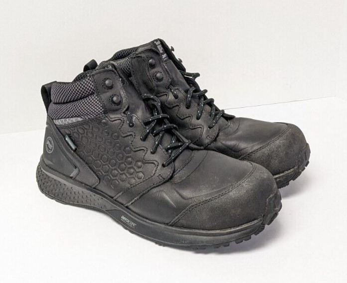Timberland PRO Reaxion Composite Toe Work Boots, Black 