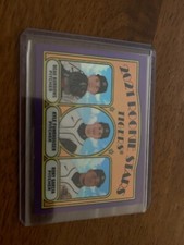 2021 Topps Heritage Beau Burrows / Funkhouser/Garcia Purple Chrome RC Refractor