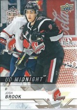 2018-19 UD Upper Deck CHL JOSH BROOK #21 Midnight 24/25 