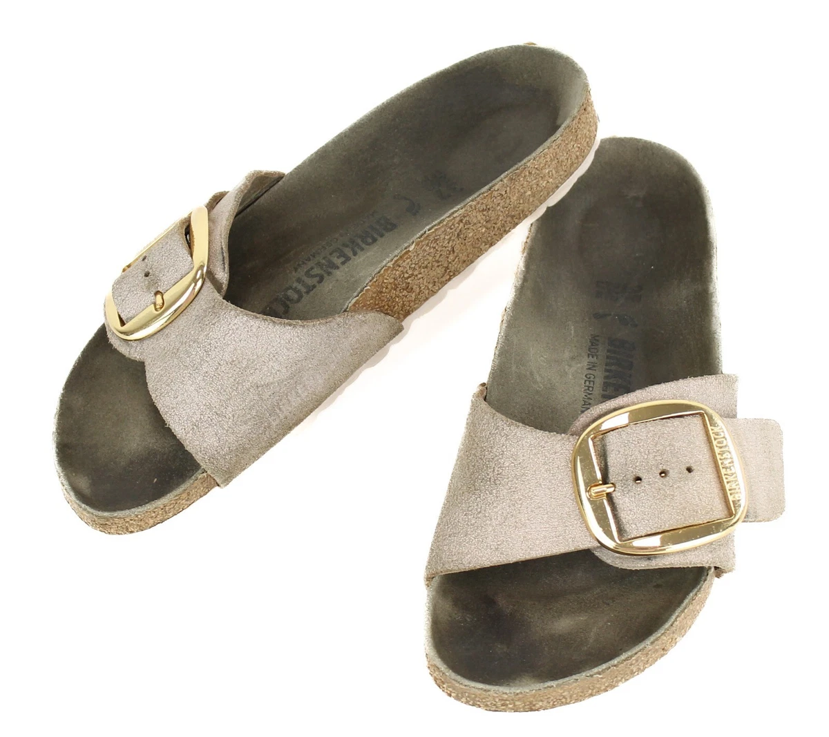 tyk forsigtigt Rå BIRKENSTOCK Madrid Shoes Women&#039;s EU 37 Leather Glitter Flat Footbed  Sandals | eBay