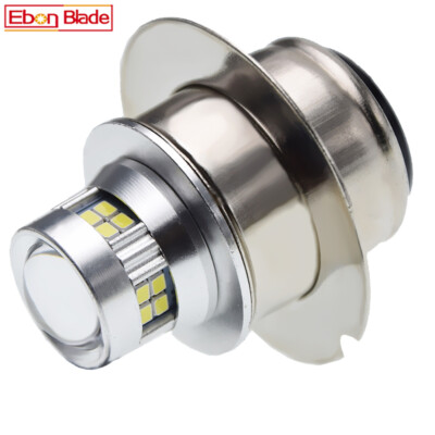 1PC White P36D LED British Pre Focus Motorbike Headlight Bulb Hi/Lo Beam DC6-24V - Foto 10