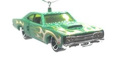 Christmas Ornament for 1969 Dodge Coronet Superbee Green Flames