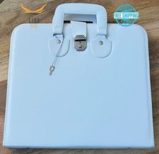 Masonic Regalia File Apron Case PROVINCIAL Soft Handle IMITATION LEATHER White