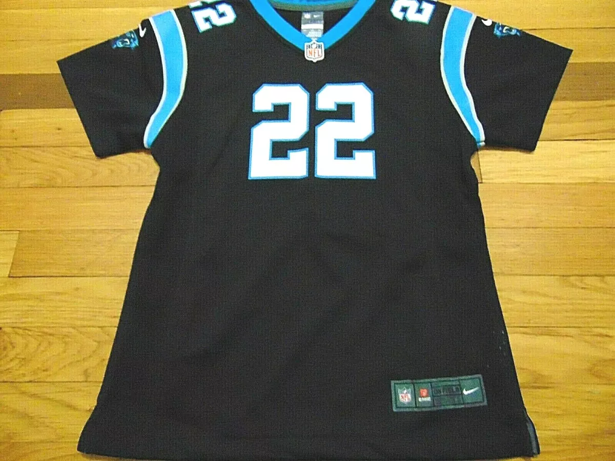 Ladies pink top carolina panthers jersey
