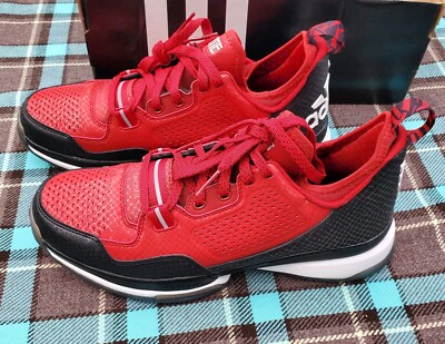 Adidas D Lillard Dame 1 Red / Black Size 10 DS 
