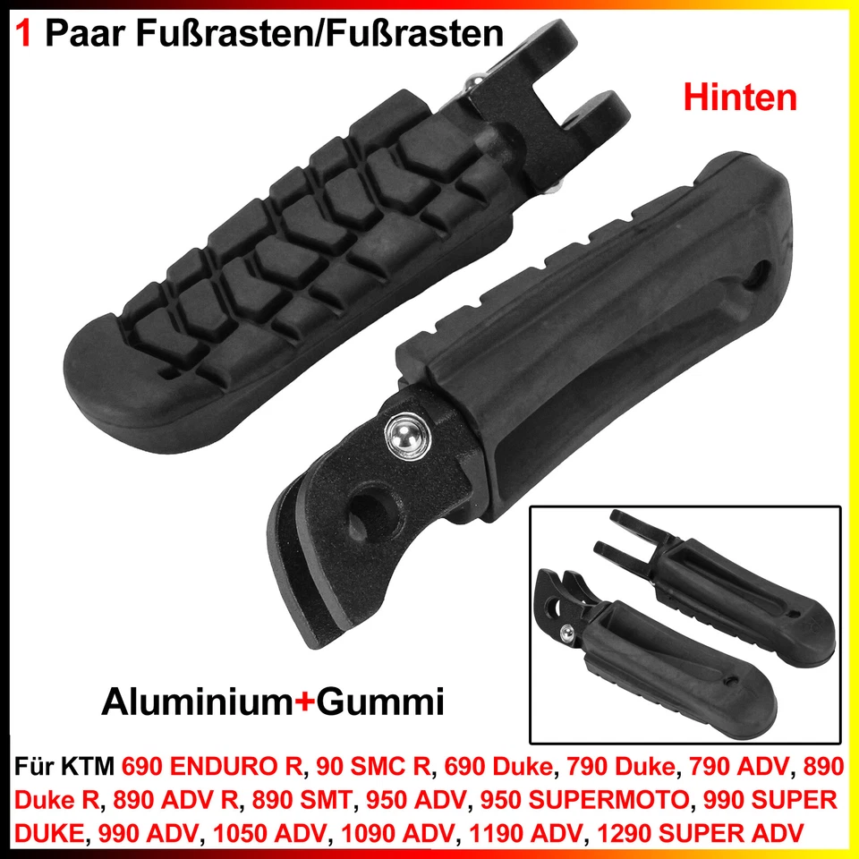 Für KTM 690 ENDURO R/90 SMC R/690/790 Duke/790 ADV - Hintere Fußrasten/Fußrasten