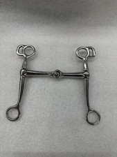Western Cowboy HORSE Riding Snaffle BIT - 4-1/2  wide - NEW