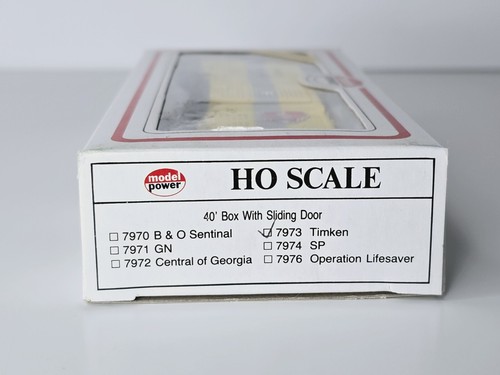 Model Power - Ho Scale - 40' Timken Boxcar #7973 - Picture 11 of 15
