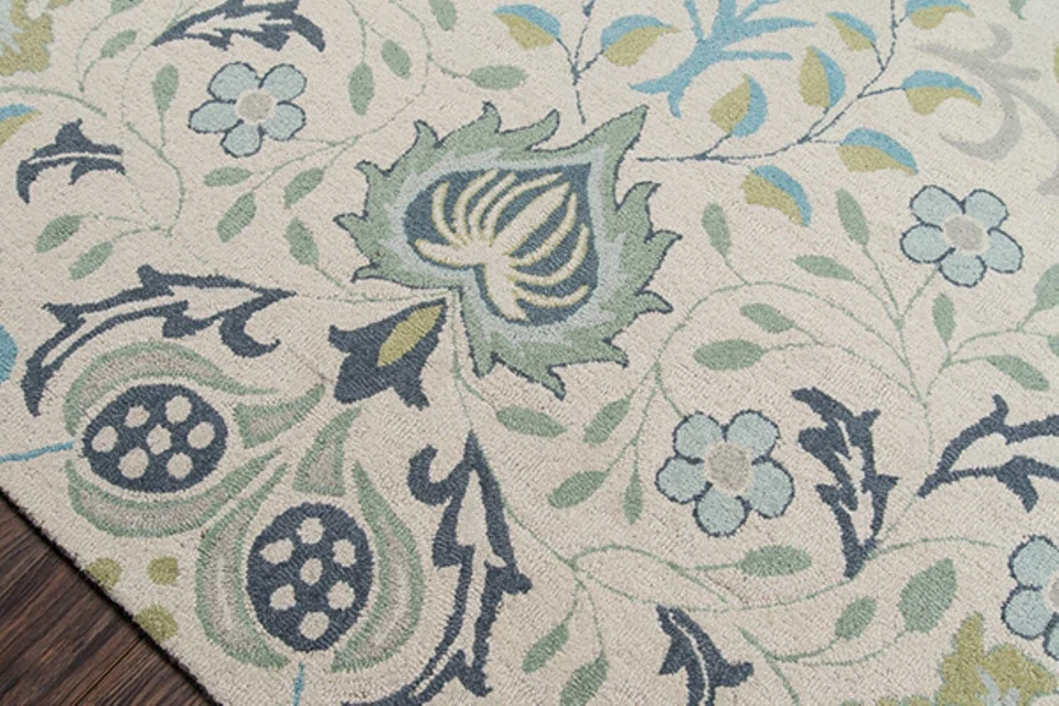 Tapetes Momeni Newport Collection, 100% lã tufada à mão corte laço área contemporânea - Imagem 3 de 4