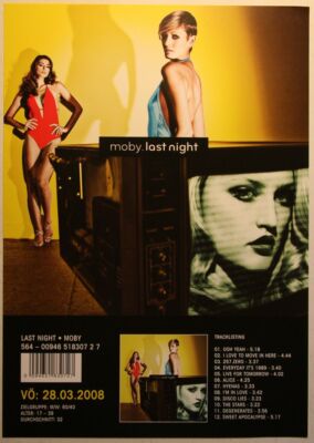 Moby - Last Night Rare Pressprint 2008