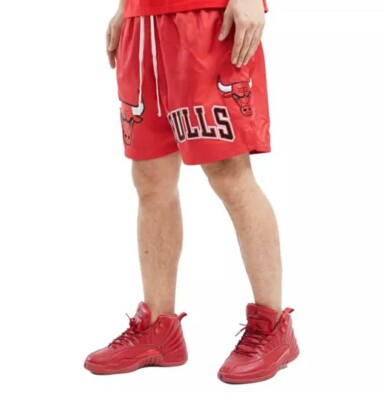 Pro Standard NBA Chicago Bulls Woven Embroidered Team Men's Shorts