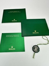 OEM New Style Rolex Oyster Perpetual Booklet 124300 126000 Card Holder TAG NEW