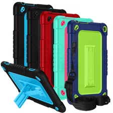 Amazon Fire HD 8/Fire HD8 Plus 2020 2022 Shockproof Rugged Case+Screen Protector